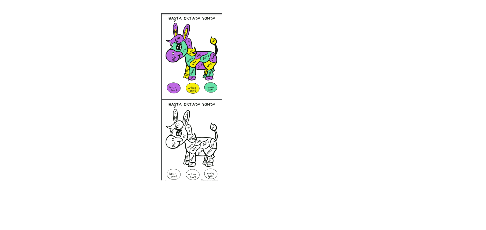 ELAKİ Başta Sonda Ortada Boyama Etkinlikleri